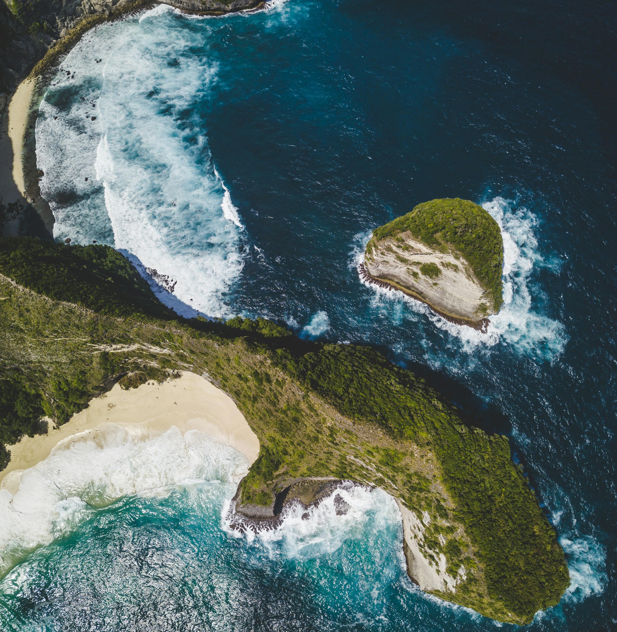Nusa Penida coastline in Bali
