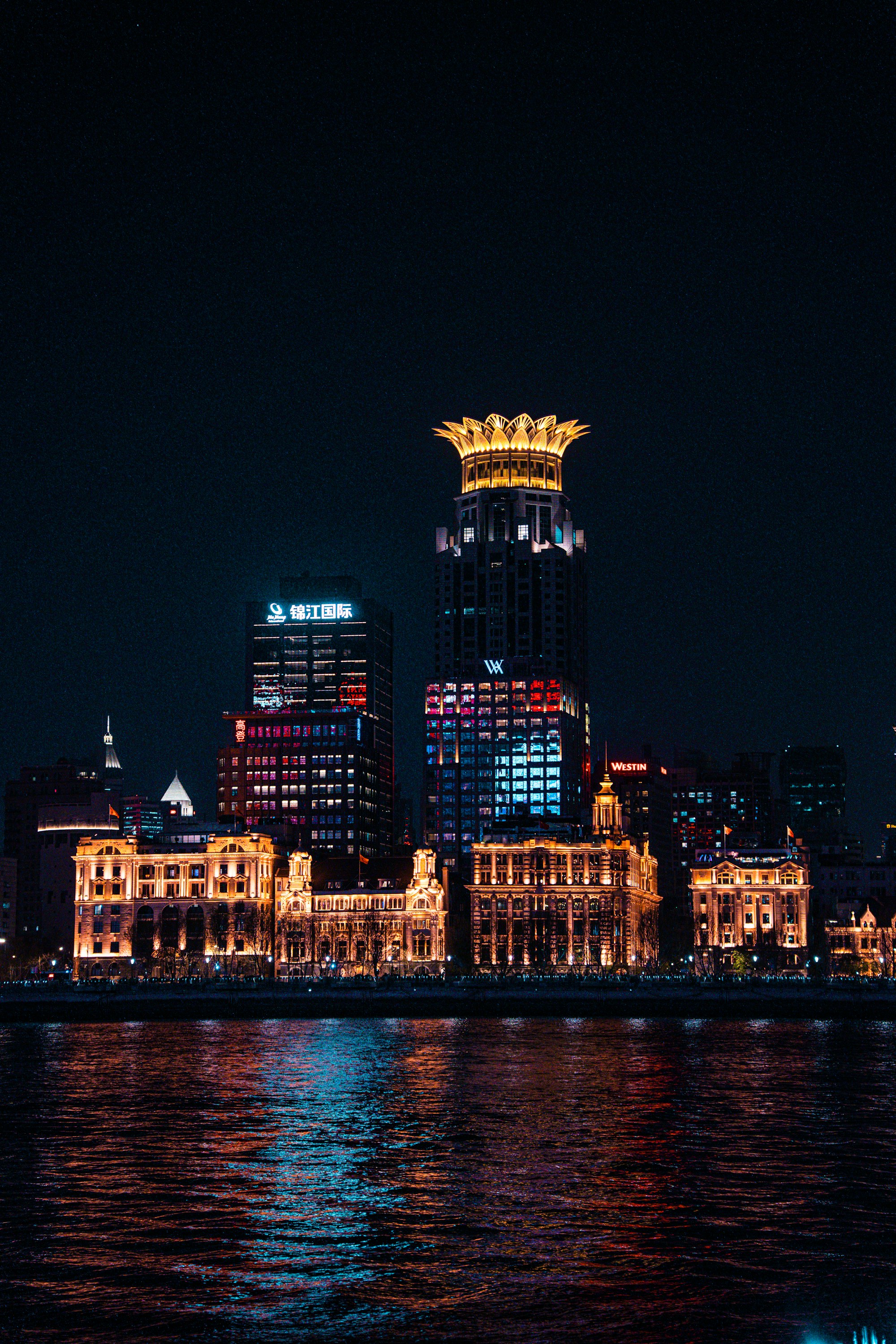 Shanghai skyline across the Huangpu River